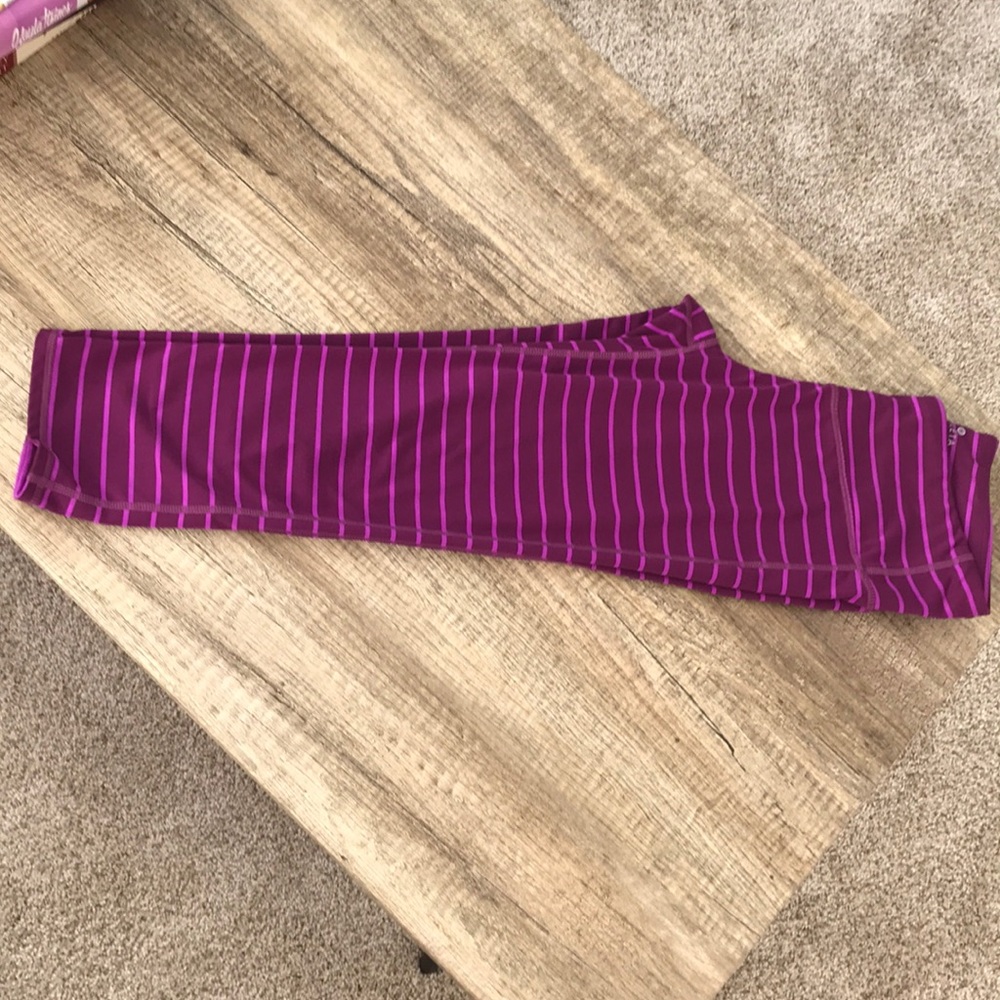 Athleta striped crops